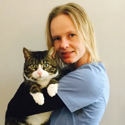 Dr. Camilla Amundsen at Veterinary Emergency and Referral Hospital of West Toronto
